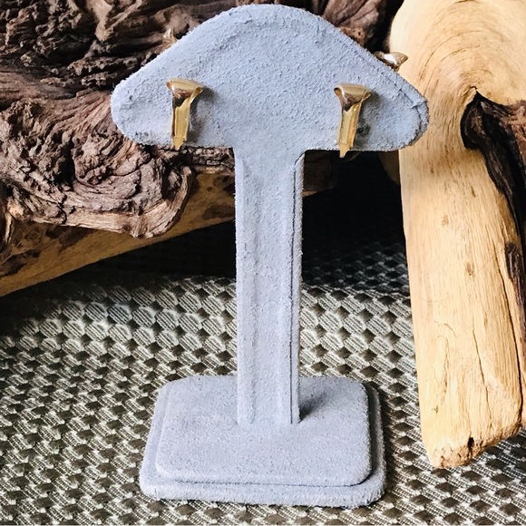 VTG Vintage Judy Lee SIGNED Costume Gold & Silver Tone Floral Clip On Earrings - Picture 9 of 13